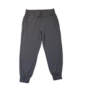 Universal Standard Pull-On Jogger Stretch Pants Pockets Modal Gray size 14/16